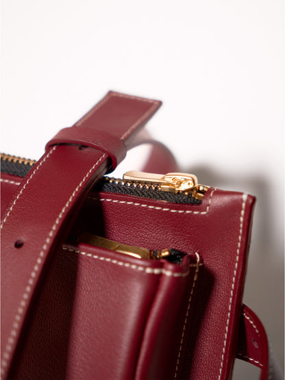 LA BANANE - Bordeaux / couture Off white