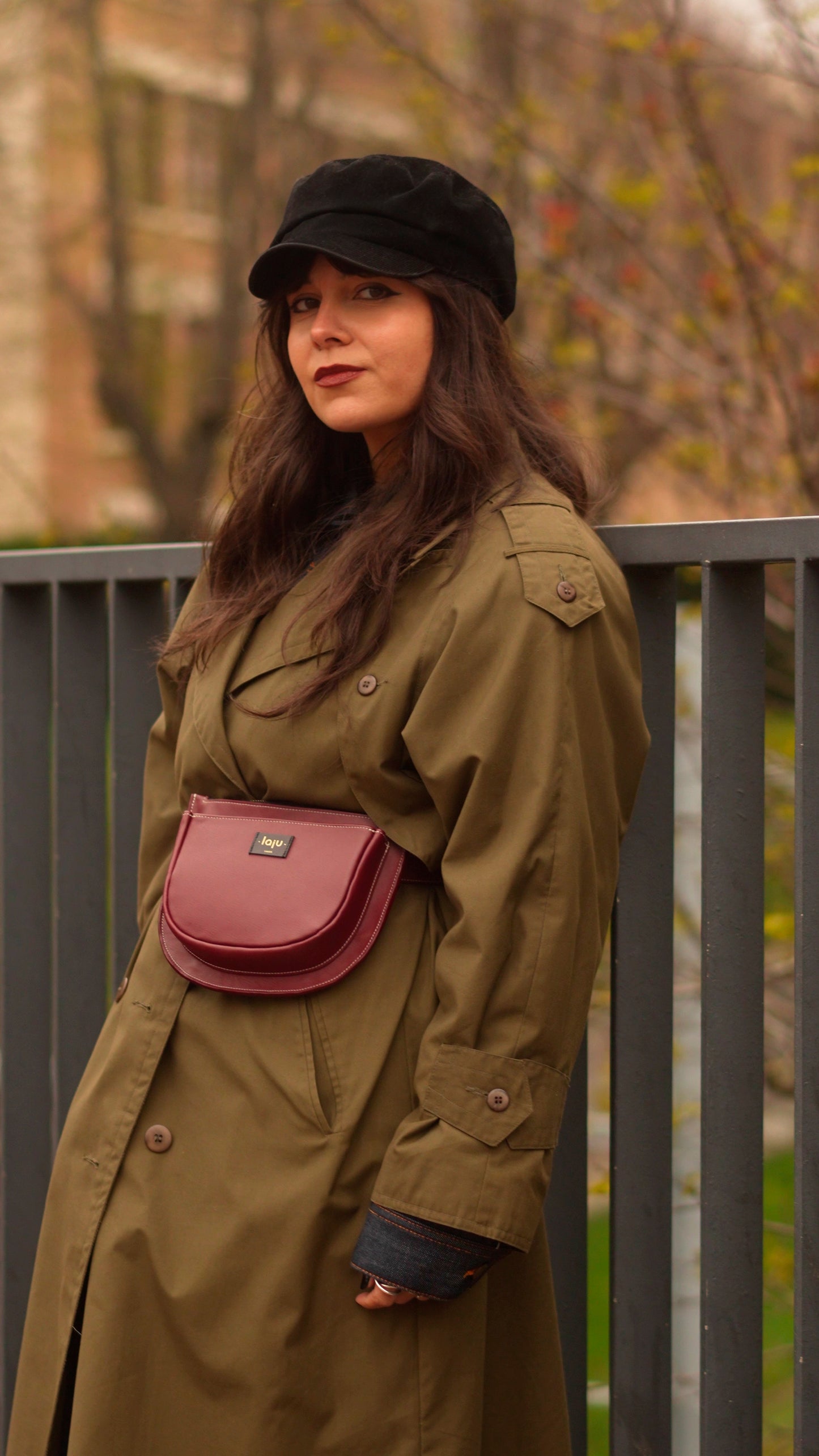 LA BANANE - Bordeaux / couture Off white