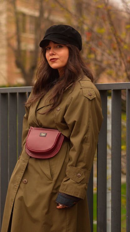 LA BANANE - Bordeaux / couture Off white