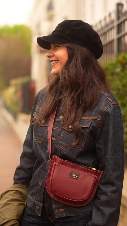 LA BANANE - Bordeaux / couture Off white